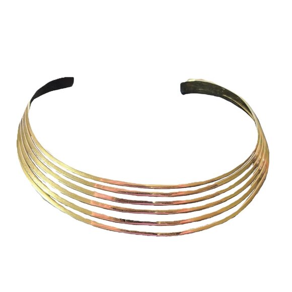 Vintage Brass Neck Cuff - Picture 4 of 5